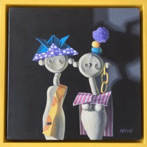 Adam & Eve Contemplate Fashion