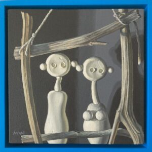 Adam & Eve Contemplate the Nature of Art