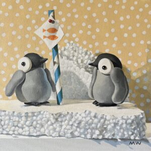 School Triptych III - Trip to the South Pole