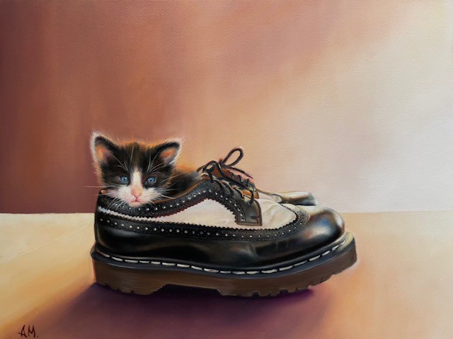 Tuxido Kitten In Dr. Martens - Image 2
