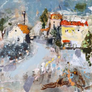 Quiet Road Through The Dordogne