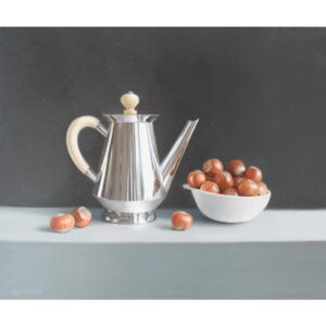 The Silver Coffee Pot & Hazel Nuts