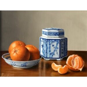 Chinese Caddy with Mandarins