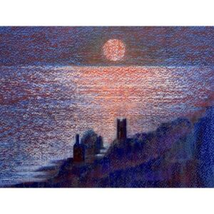 Moonrise at Botallack, West Cornwall IV