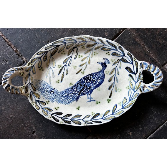 Peacock and Foliage