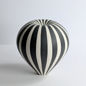 Black and White Humbug Vessel